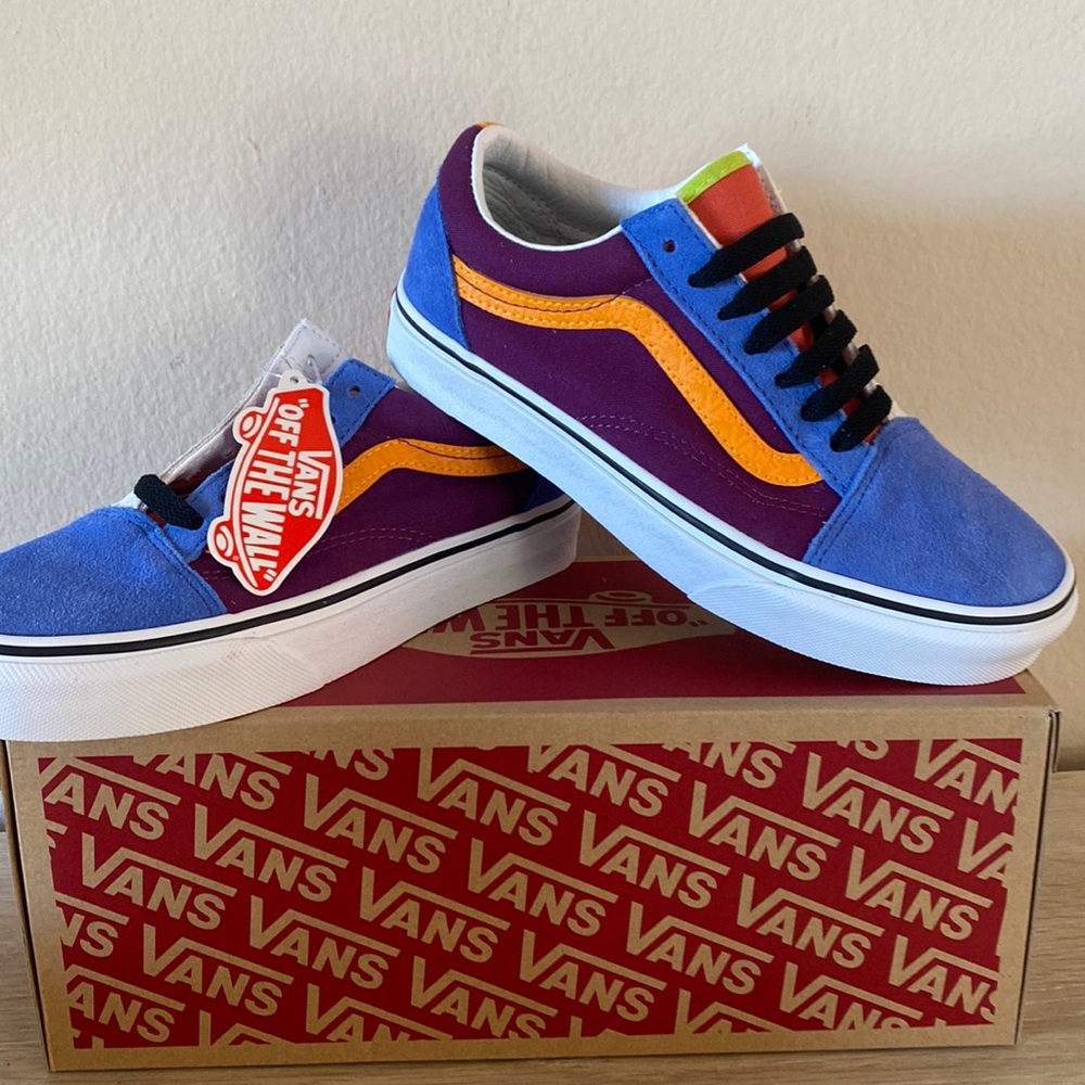 New Vans shoes retro colorblock women’s 6 NewBox